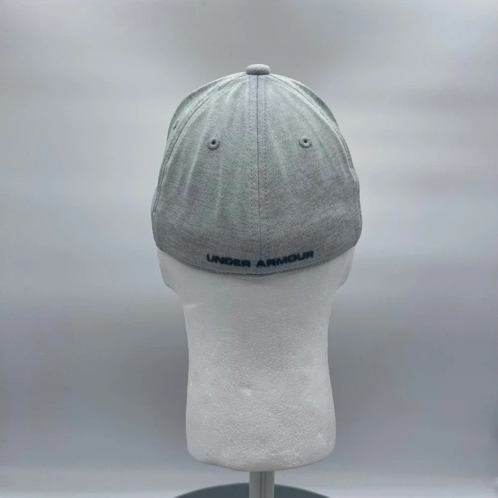 Under Armour UA Pro Fit Mens S/M Gray Stretch Fit Baseball Cap Athletic Hat